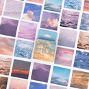 46Pcs/box Natural Scenary Stickers Creative Cute Mint Diary Journal Decoration Stationery Flakes Scrapbooking DIY Stickers