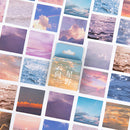46Pcs/box Natural Scenary Stickers Creative Cute Mint Diary Journal Decoration Stationery Flakes Scrapbooking DIY Stickers