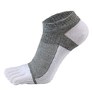 VERIDICAL Pure Cotton Five Finger Socks Mens Sports Breathable Comfortable Shaping Anti Friction Men's Socks With Toes EU 38-44