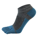 VERIDICAL Pure Cotton Five Finger Socks Mens Sports Breathable Comfortable Shaping Anti Friction Men's Socks With Toes EU 38-44