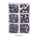 1350pcs/Box Mix Sizes ss6-ss20 glass non hot fix rhinestone flat back crystal stone strass glitters nail diamond for DIY garment
