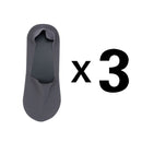 3 Pairs Summer Matching Casual Socks Men Invisible Boat Socks Shallow Breathable Silicone Non-slip Comfortable Cotton Bottom Sox