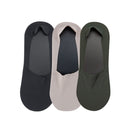 3 Pairs Summer Matching Casual Socks Men Invisible Boat Socks Shallow Breathable Silicone Non-slip Comfortable Cotton Bottom Sox