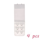 2 Hook Bra Extender For Women's Elastic Bra Extension Strap Hook Clip Expander Adjustable Belt Buckle Intimates 1/3/4 Pcs