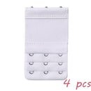 2 Hook Bra Extender For Women's Elastic Bra Extension Strap Hook Clip Expander Adjustable Belt Buckle Intimates 1/3/4 Pcs