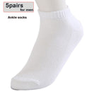 1/5 Pairs Men Cotton Socks Summer Breathable Invisible Boat Socks Nonslip Loafer Ankle Low Cut Short Sock Male Sox for Shoes