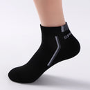 10 Pieces=5 Pairs /Pack Men Cotton Socks Breathable Non-slip Summer Ankle Socks Women Mesh Boat Socks Men Short Socks Plus Size
