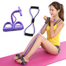 4 Resistanc Elastic Pull Ropes Exerciser Rower Belly Resistance Band Home Gym Sport Training Elastic Bands For Fitness Equipment