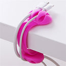 1-5Pcs Solid Desk Set Wire Clip Organizer Office Accessories Bobbin Winder Wrap Cord Cable Manager for Mouse USB Keyboard Lines