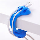 1-5Pcs Solid Desk Set Wire Clip Organizer Office Accessories Bobbin Winder Wrap Cord Cable Manager for Mouse USB Keyboard Lines