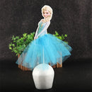 1pcs/Lot Frozen Elsa Anna Princess Cake Cupcake Toppers Cake Flag Girls Birthday Party Decoration Anniversaire Cake Supplies
