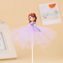 1pcs/Lot Frozen Elsa Anna Princess Cake Cupcake Toppers Cake Flag Girls Birthday Party Decoration Anniversaire Cake Supplies