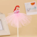 1pcs/Lot Frozen Elsa Anna Princess Cake Cupcake Toppers Cake Flag Girls Birthday Party Decoration Anniversaire Cake Supplies