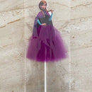 1pcs/Lot Frozen Elsa Anna Princess Cake Cupcake Toppers Cake Flag Girls Birthday Party Decoration Anniversaire Cake Supplies