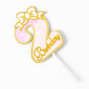 1pcs/Lot Frozen Elsa Anna Princess Cake Cupcake Toppers Cake Flag Girls Birthday Party Decoration Anniversaire Cake Supplies