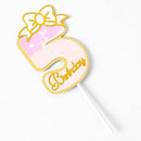 1pcs/Lot Frozen Elsa Anna Princess Cake Cupcake Toppers Cake Flag Girls Birthday Party Decoration Anniversaire Cake Supplies