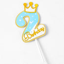 1pcs/Lot Frozen Elsa Anna Princess Cake Cupcake Toppers Cake Flag Girls Birthday Party Decoration Anniversaire Cake Supplies