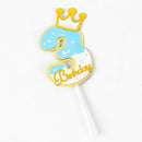 1pcs/Lot Frozen Elsa Anna Princess Cake Cupcake Toppers Cake Flag Girls Birthday Party Decoration Anniversaire Cake Supplies