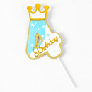 1pcs/Lot Frozen Elsa Anna Princess Cake Cupcake Toppers Cake Flag Girls Birthday Party Decoration Anniversaire Cake Supplies