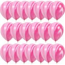 40 Pcs Blue Set Agate Marble Balloons Silver Confetti Balloon Wedding Valentine's Day Baby Shower Birthday Party Decorations