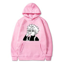 Japanese Anime Funny Killua Eyes Killua HxH Hoodies 2021 Winter Japan Style Hunter X Hunter Sweatshirts Streetwear for Women/men