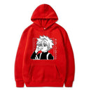 Japanese Anime Funny Killua Eyes Killua HxH Hoodies 2021 Winter Japan Style Hunter X Hunter Sweatshirts Streetwear for Women/men