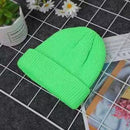 Knitted Hats for Women Skullcap Men Beanie Hat Winter Retro Brimless Baggy Melon Cap Cuff Docker Fisherman Beanies Hats For Men