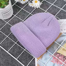 Knitted Hats for Women Skullcap Men Beanie Hat Winter Retro Brimless Baggy Melon Cap Cuff Docker Fisherman Beanies Hats For Men