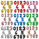 32 40 inch number balloons Big Rose Gold Silver Black Figure Foil Balloon Wedding Birthday Party Decoration Balloons