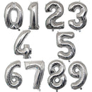 32 40 inch number balloons Big Rose Gold Silver Black Figure Foil Balloon Wedding Birthday Party Decoration Balloons