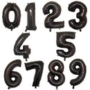 32 40 inch number balloons Big Rose Gold Silver Black Figure Foil Balloon Wedding Birthday Party Decoration Balloons