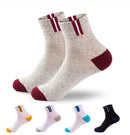 10 Pcs=5 Pairs Men Socks Cotton Socks Breathable Sweat-Absorbent Spring Autumn Black Socks Deodorant Business Men Socks Pack