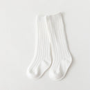 Spainish Kids Socks Baby Boys Girls Cotton Breathable Stripe Soft Sock Children Knee High Long Socks School Uniform Socks