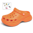 Summer Women Clogs Quick Dry Wedges Platform Garden Shoes Beach Sandals Home Slippers Thick Sole Increased Flip Flops for Women