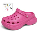 Summer Women Clogs Quick Dry Wedges Platform Garden Shoes Beach Sandals Home Slippers Thick Sole Increased Flip Flops for Women