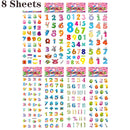 40 Sheets/lot Cartoon Stickers 3D Cartoons Characters Princess Random Puffy Sticker Gifts For Girls Boys Festival Party Stickers