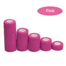 1 Rolls First Aid Self Adherent Cohesive Bandages Sports Tape for Wrist Ankle Sprains & Swelling Width 2.5-15cm Rainbow Colors