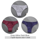 3Pcs Cotton Panties Women Low-Rise Underwear M-2XL Ladies Comfortable Briefs Plus Size Underpants Soft Female Lingerie 7 Colors