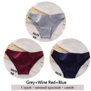 3Pcs Cotton Panties Women Low-Rise Underwear M-2XL Ladies Comfortable Briefs Plus Size Underpants Soft Female Lingerie 7 Colors