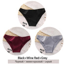 3Pcs Cotton Panties Women Low-Rise Underwear M-2XL Ladies Comfortable Briefs Plus Size Underpants Soft Female Lingerie 7 Colors