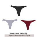 3Pcs Cotton Panties Women Low-Rise Underwear M-2XL Ladies Comfortable Briefs Plus Size Underpants Soft Female Lingerie 7 Colors