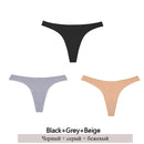 3Pcs Cotton Panties Women Low-Rise Underwear M-2XL Ladies Comfortable Briefs Plus Size Underpants Soft Female Lingerie 7 Colors