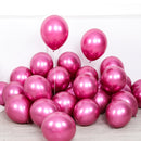 20pcs 12inch New Glossy Baby Pink Metal Pearl Latex Balloon Rose Gold Thick Chrome Metallic Globos Wedding Birthday Party Decor