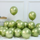 20pcs 12inch New Glossy Baby Pink Metal Pearl Latex Balloon Rose Gold Thick Chrome Metallic Globos Wedding Birthday Party Decor
