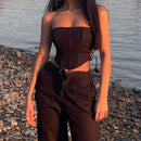 2021 Y2K Crop Tops Women Summer Corset Tank Top For GIrls Sexy E-girl Style Spaghetti Strap with Lace Clothes Basic Stretch Cami