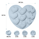1 PCS Silicone Cake Mold 3D Love Heart Shape Baking Tools Non-Stick Chocolate Mold Jelly Candy Mould DIY Decorating Tools