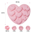 1 PCS Silicone Cake Mold 3D Love Heart Shape Baking Tools Non-Stick Chocolate Mold Jelly Candy Mould DIY Decorating Tools