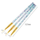 3/7pcs Nail Pen Brush 7 Different Sizes Nail Glue Phototherapy Pen Suitable for Professional Salon or Home Use Gel Nail Brush