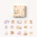 45Pcs/box Cute House Stickers Creative Special-shaped Cartoon Stickers Scrapbooking Dairy Stickers Decoration Diy Stationery