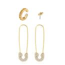 2020 New Fashion Pearl Ear Cuff Bohemia Stackable C Shaped CZ Rhinestone Small Earcuffs Clip Earrings for Women Wedding Jewelry